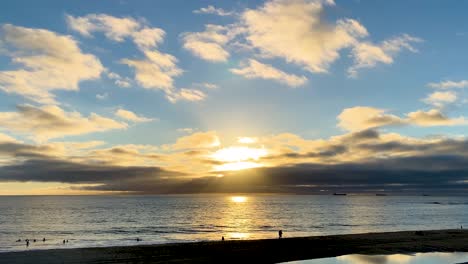 playa carcavelos estar viendo un gran amanecer