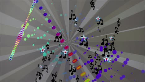muziek spectrum vintage vj loop