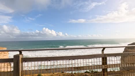 ocean view from great ocean road lookout