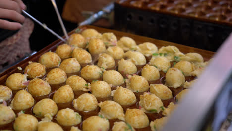 making takoyaki - japanese street food style