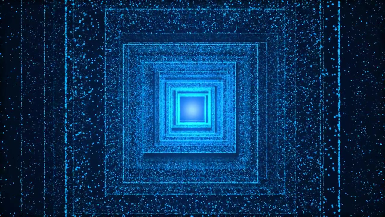 4k 3d scifi background plexus digital cyber space blue hi tech field hologram glow particles lines