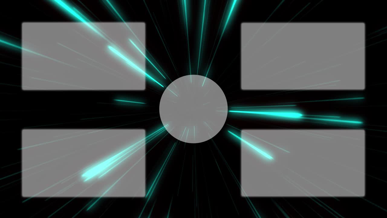 레이 워프 엔드 카드 엔딩 스크린 모션 그래픽