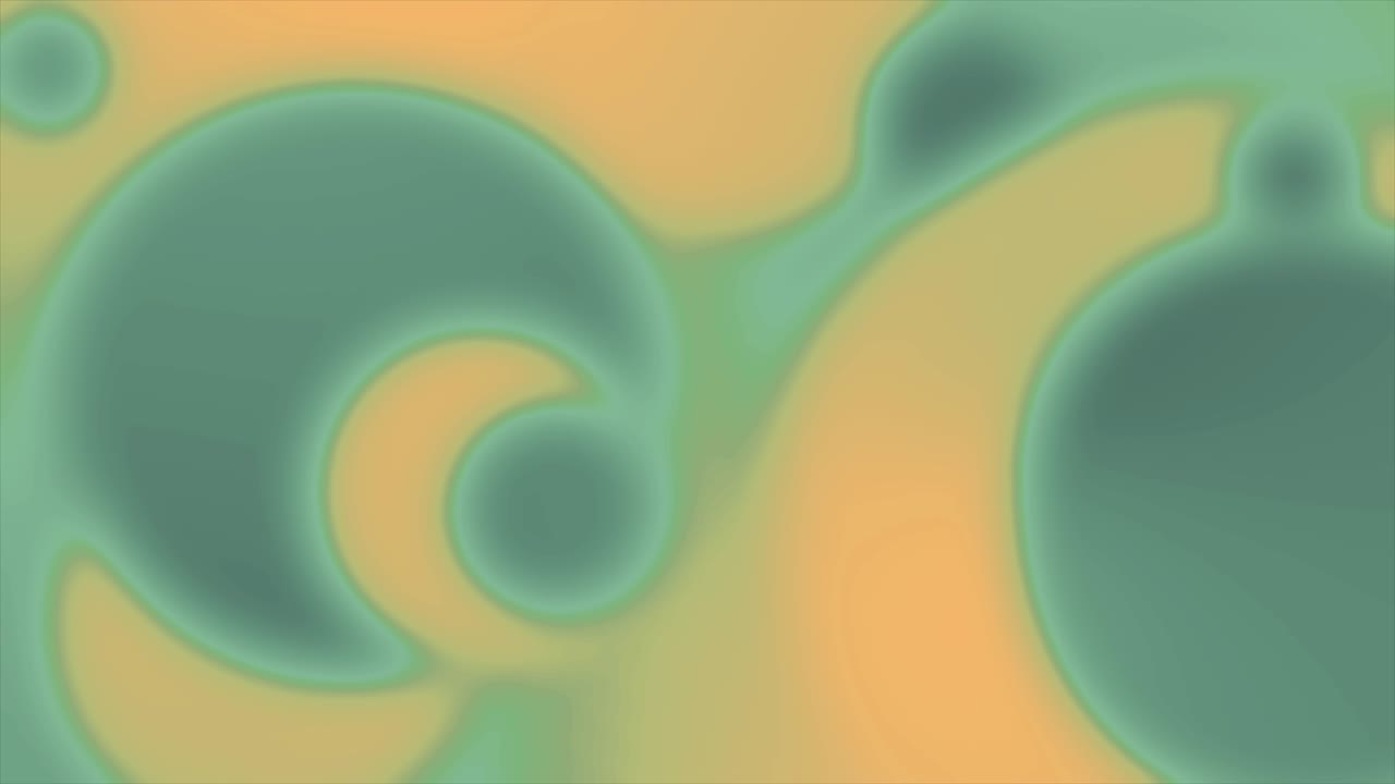 Blue and yellow smooth abstract background design with animation. Shape backdrop