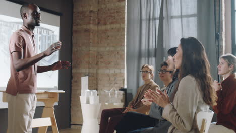 African-American-Architect-Thanking-Audience-after-Presentation