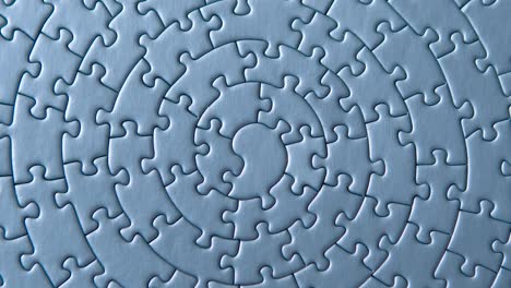 grey puzzles isolated on blue background. social issue concept