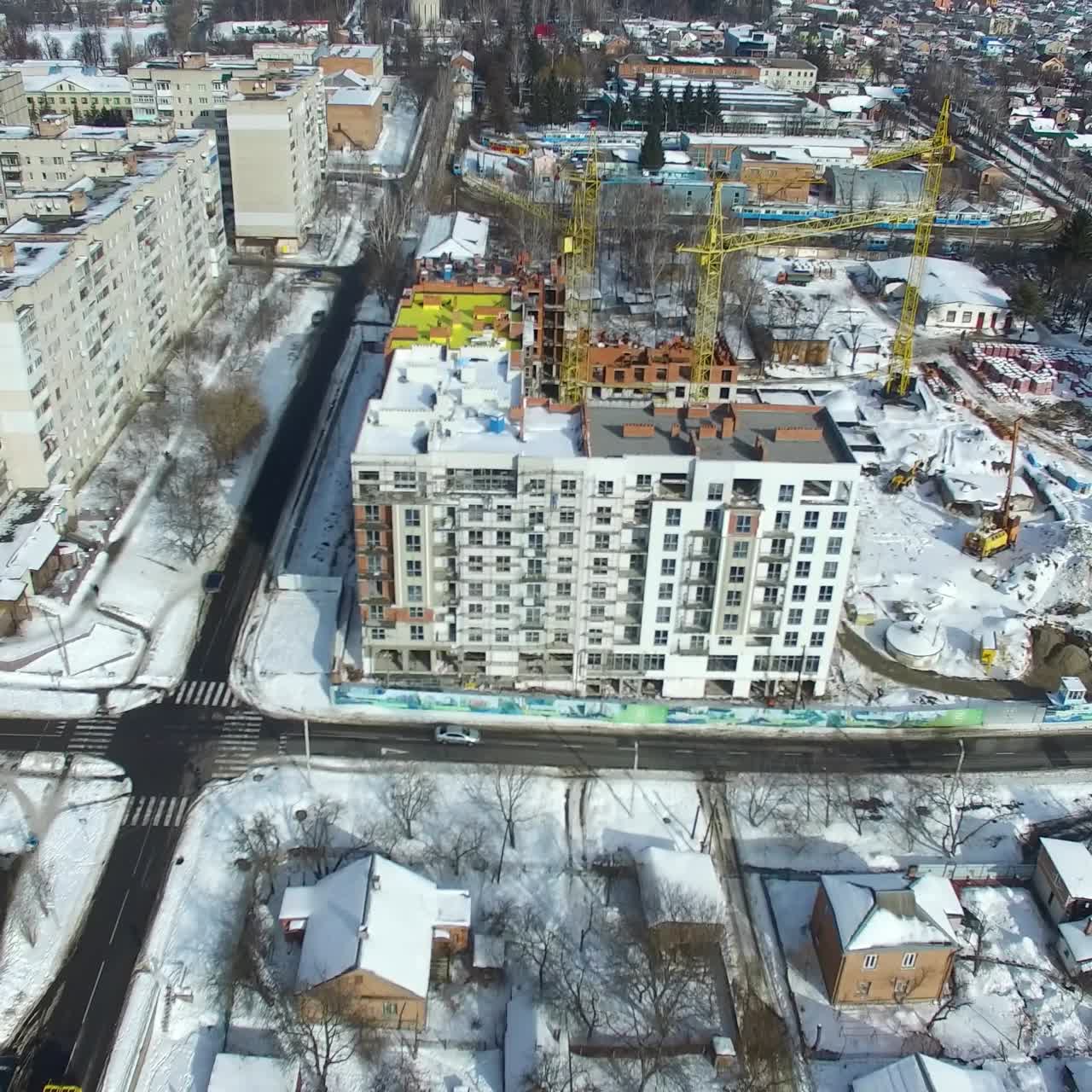 строительство зданий зимой