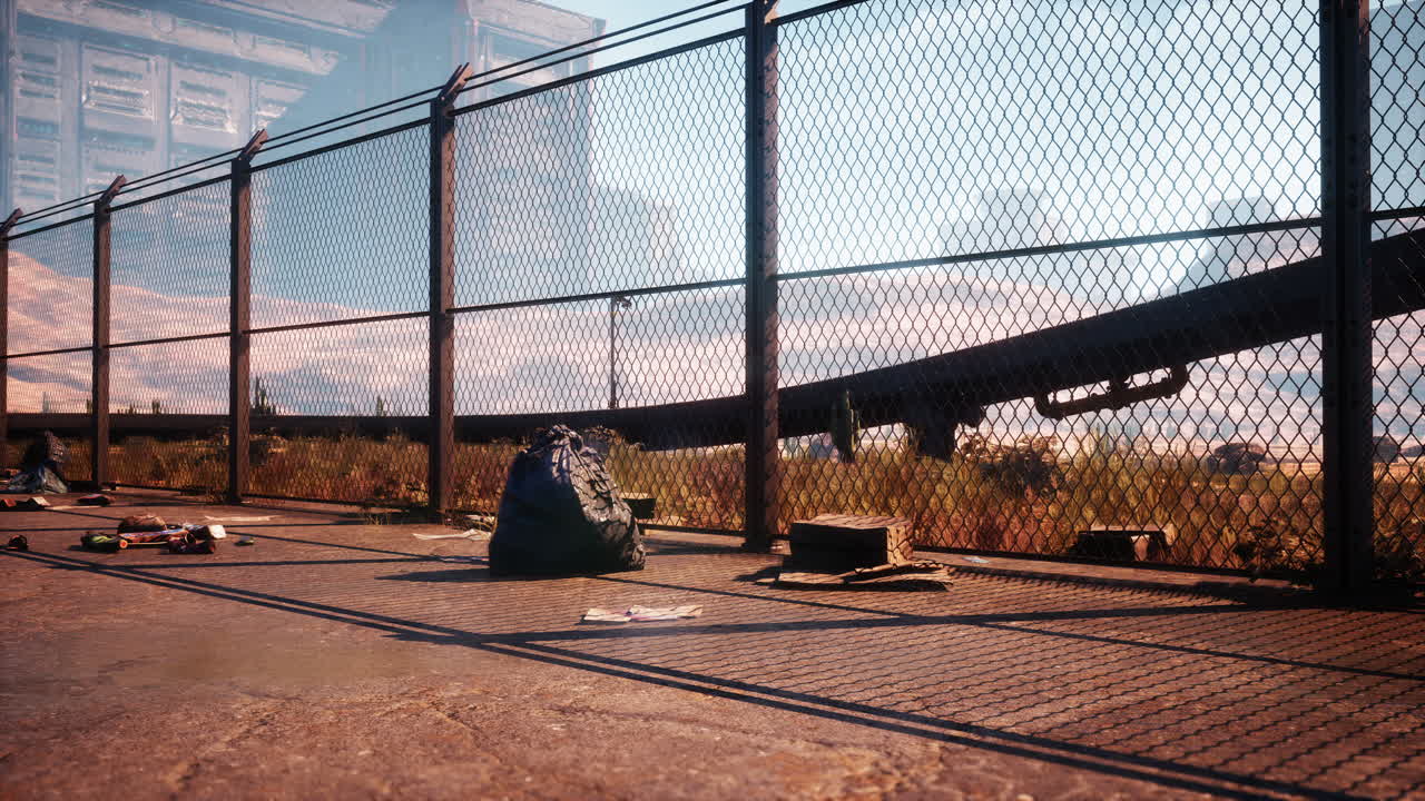 paisaje post-apocalíptico de la ciudad