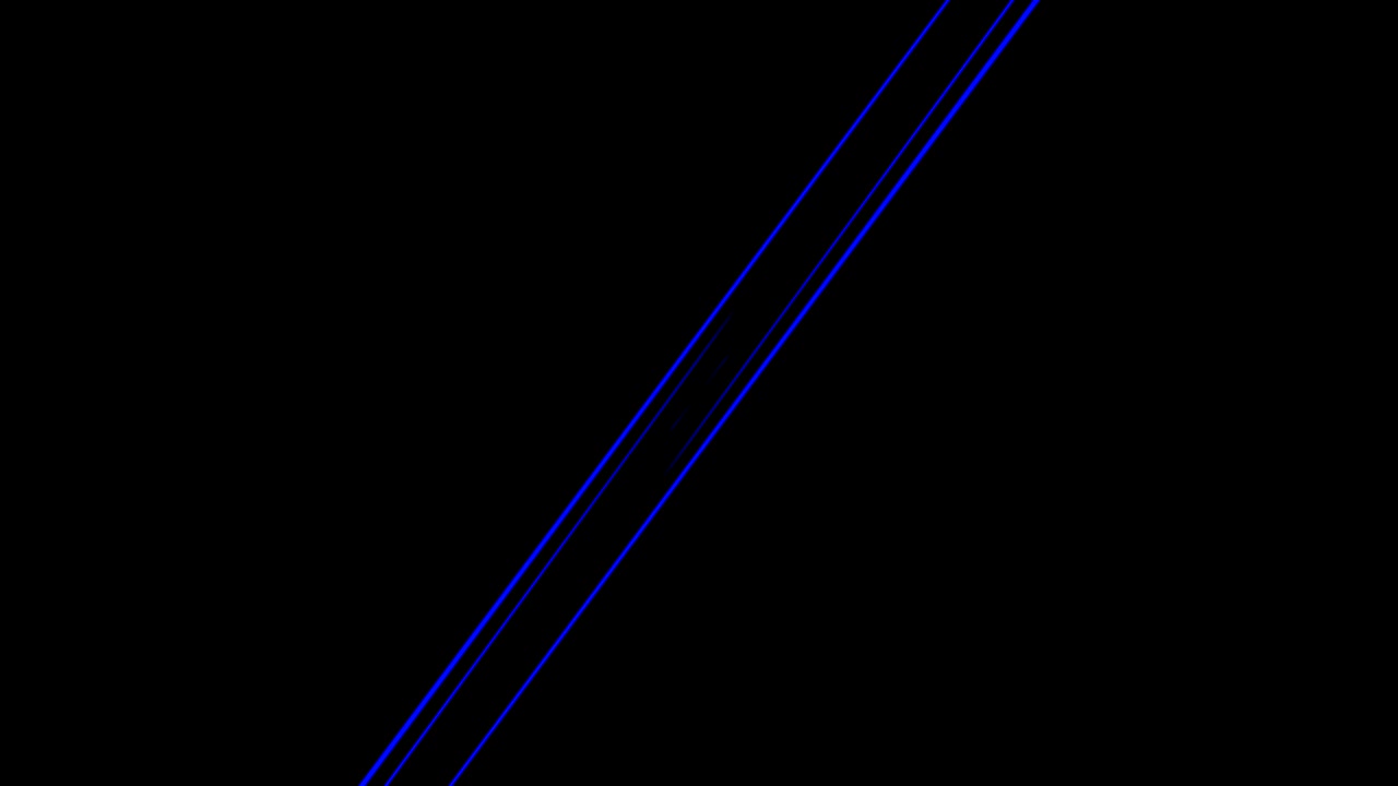 líneas azules diagonales abstractas sobre un fondo negro