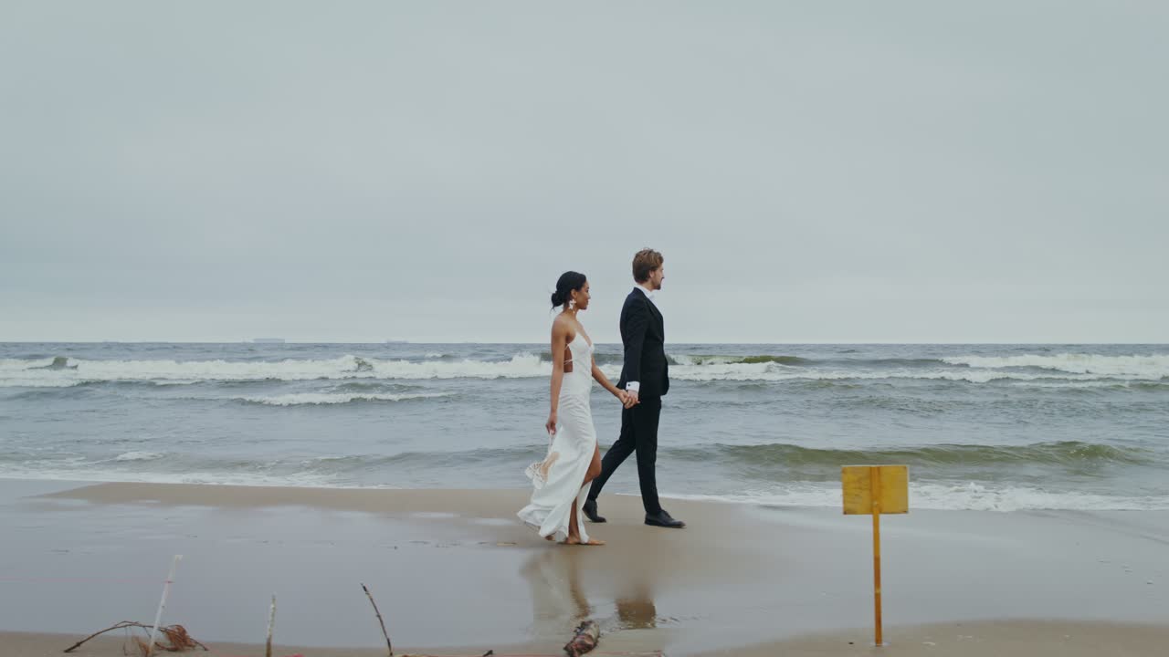 해변에서 결혼식