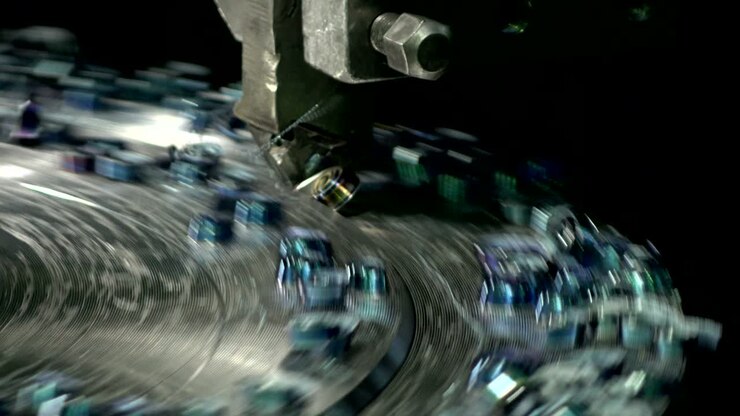 Workpiece processing on turning-and-boring lathe