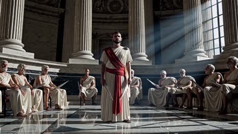 roman senate meeting