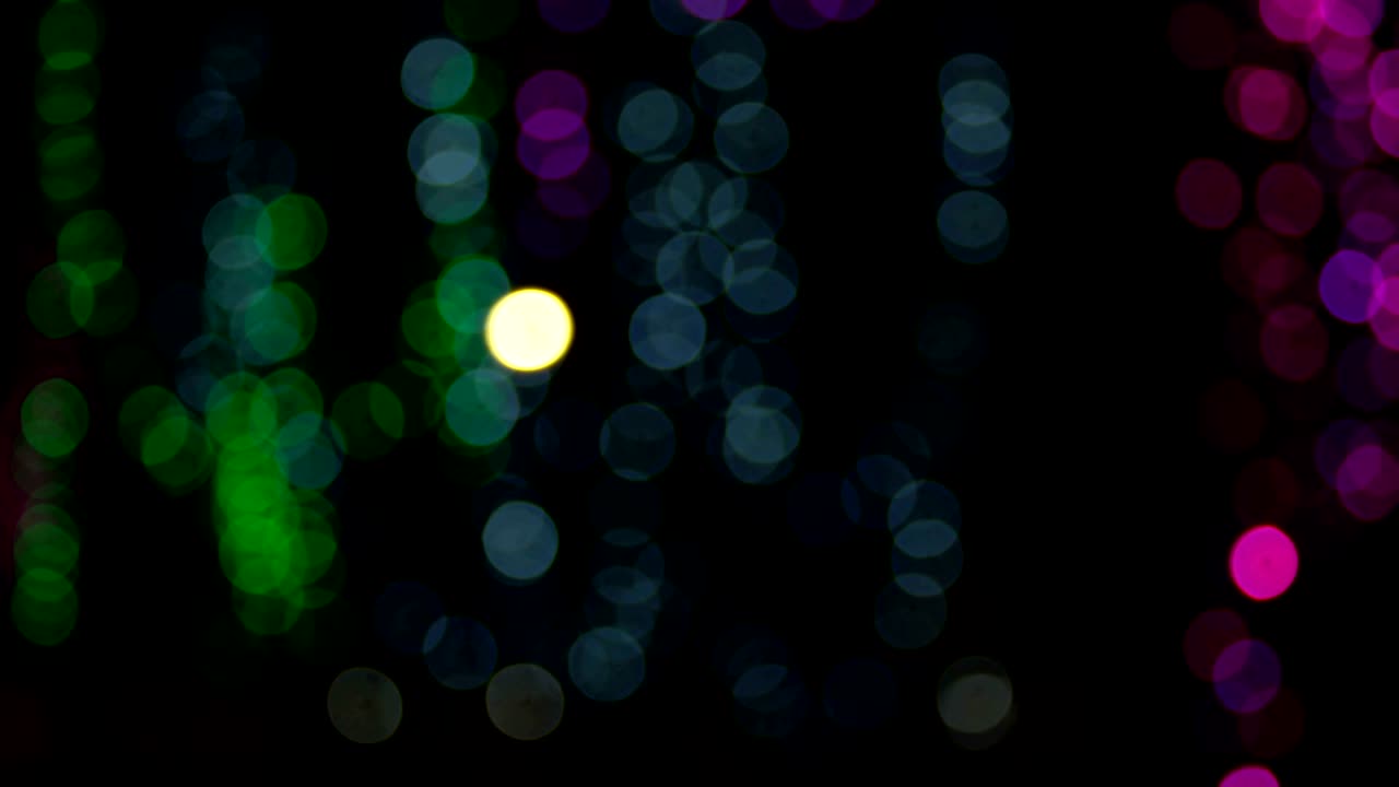 borrado bokeh colorido en el estilo de enfoque de cambio