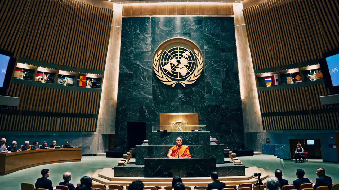 유엔 총회 회의