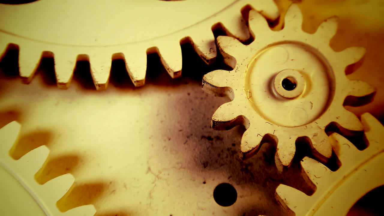 engranajes de reloj retro abstractos