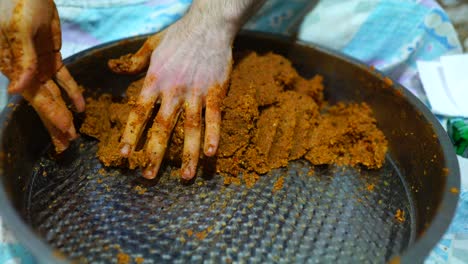etapas de fabricación de albóndigas crudas de sabores únicos de pavo