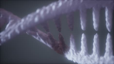 partículas brillantes adn renderizado en 3d