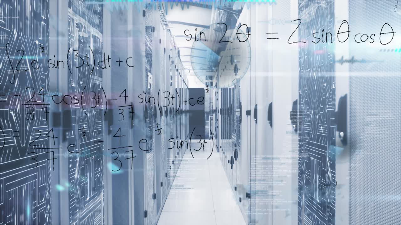 수학 방정식의 애니메이션과 서버  ⁇ 에서 데이터 처리