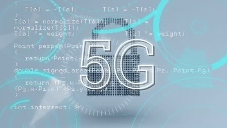 Iconos-Y-Un-5g-Escrito-En-Medio-De-Círculos-Futuristas-Con-Códigos-De-Programa-En-El-Fondo.