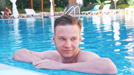 the guy at the pool