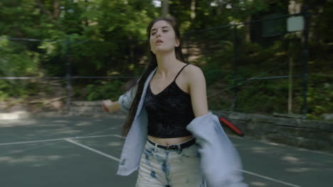 dancer in tennis court 5