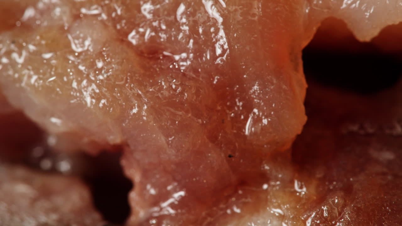 Close-up of Cooked Bacon