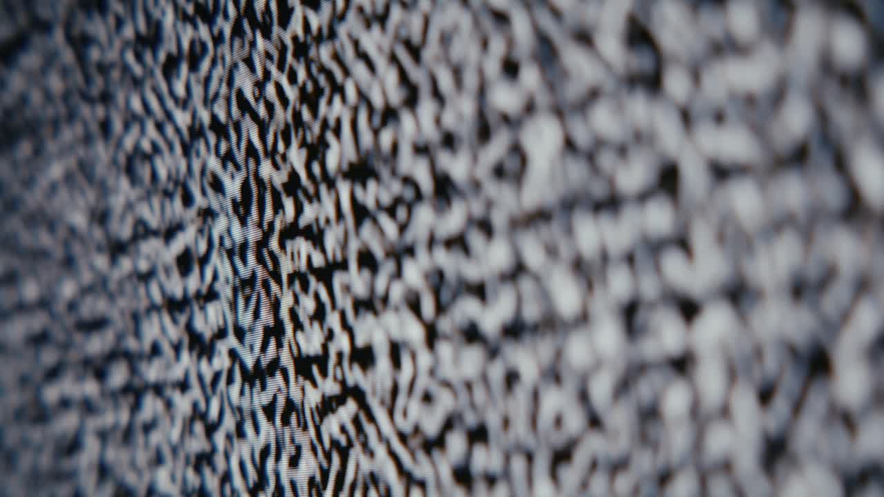 텔레비전 화면에서 디지털 정적