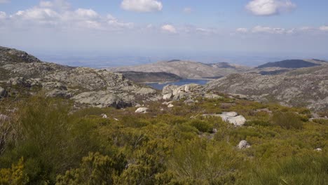 Serra-Da-Estrela-Landschaft-Lagunenroute,-Portugal