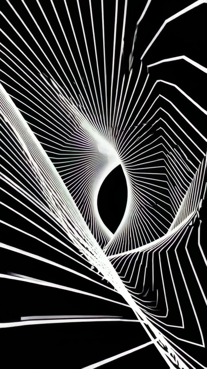 diseño de espiral abstracto en blanco y negro