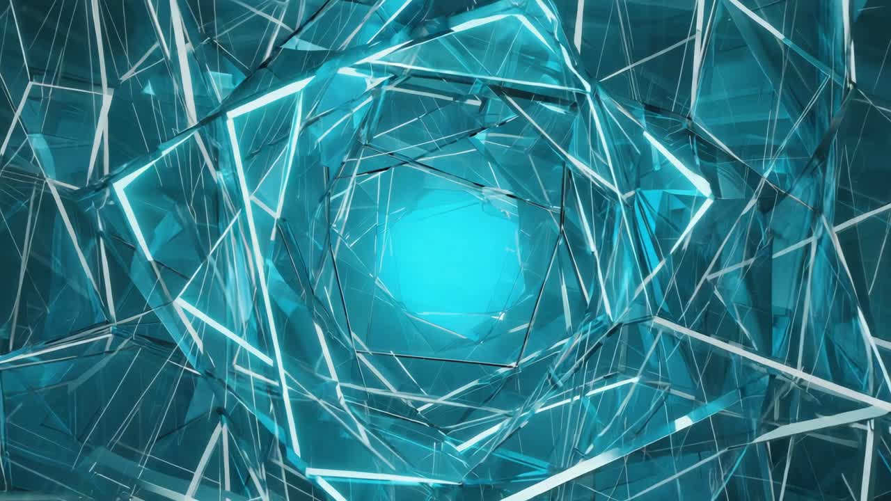 túnel geométrico abstracto