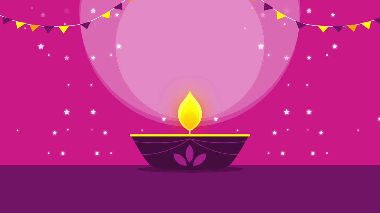 Diwali Diya Illustration
