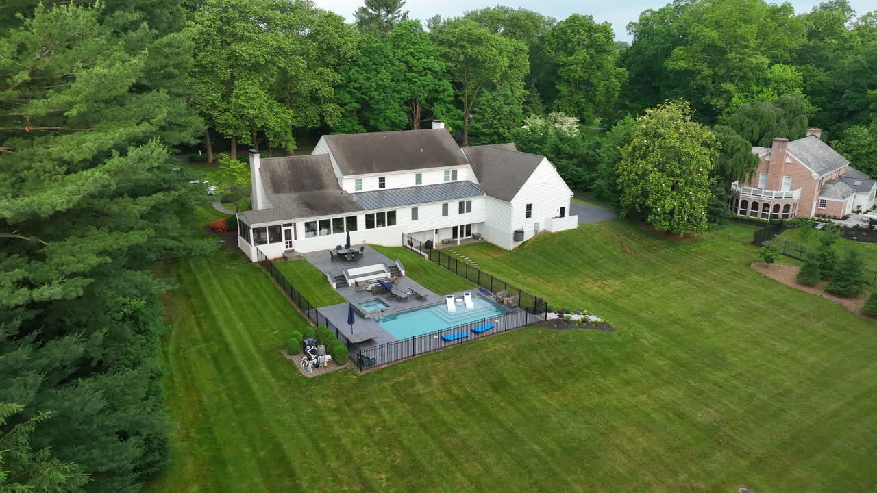 Family home with large backyard