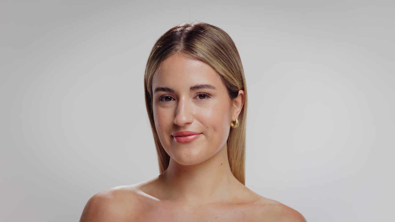 Woman with avocado over her eye