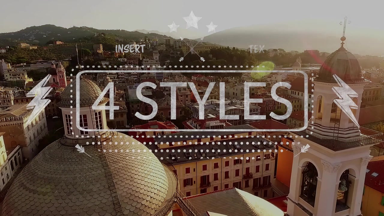 Vintage Style Title Animation Template for Video Editing