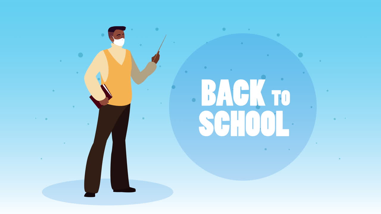 코로나19에 대한 의료 마스크를 착용하는 아프리카 남성 교사