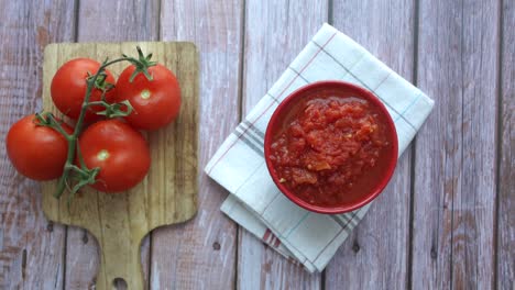 salsa de tomate casera