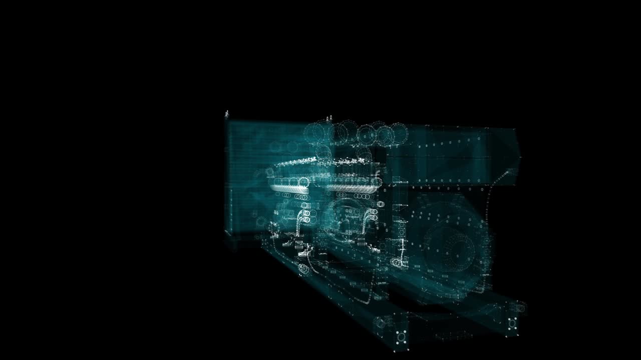 Hologram Large industrial Diesel generator