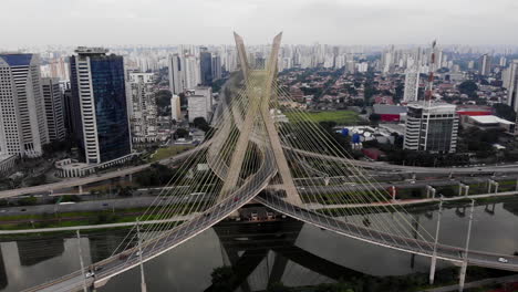 Drone-Shot-of-Sao-Paolo-Bridge