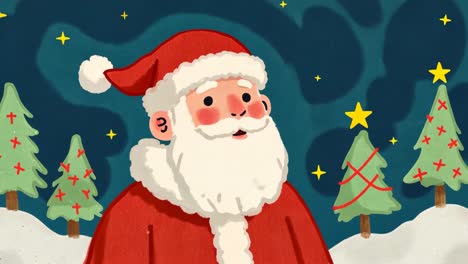 cute cartoon santa claus