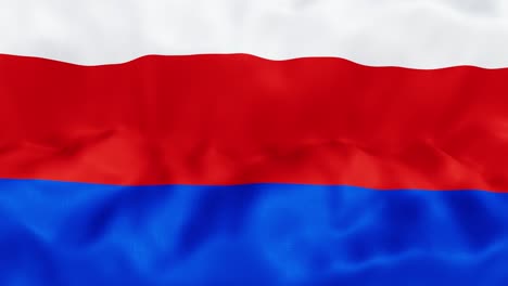 seamless loop endless high quality animation of the russia russian federation flag. 4k