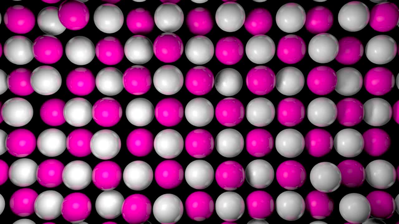 fondo abstracto con esferas 3d realistas. telón de fondo colorido