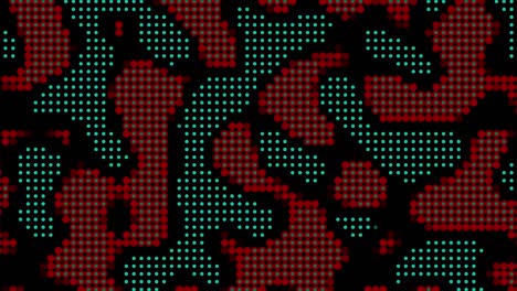 fondo abstracto camuflaje digital con puntos