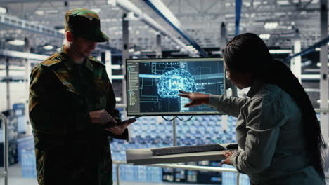 server room army experts deploy ai tech to modernize defense infrastructure