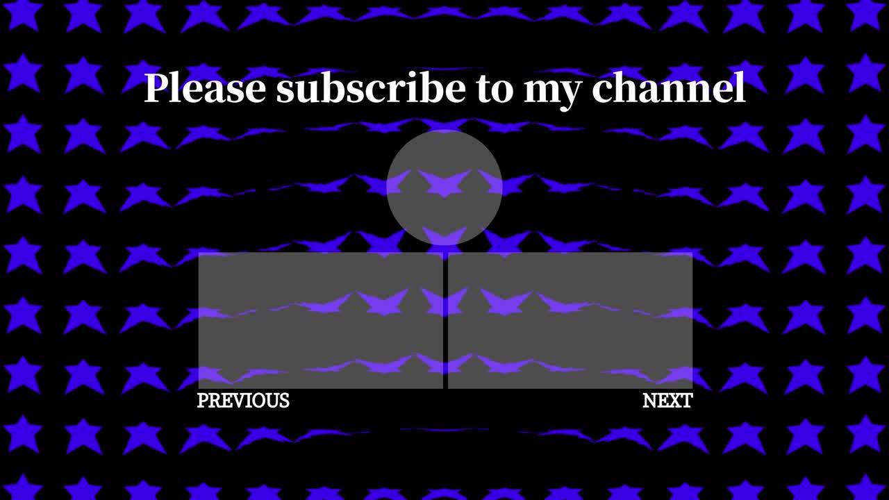 스타 웨이브 엔드 카드 엔딩 스크린 모션 그래픽