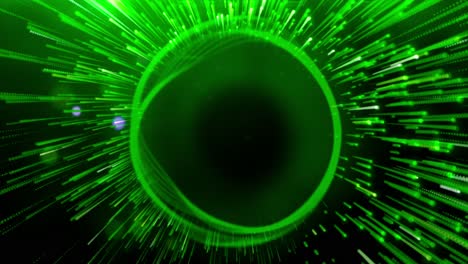 abstract green circle light background