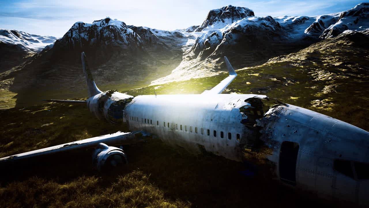Flygplanskrasch i bergen
