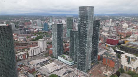 complejo de apartamentos de lujo de deansgate square en manchester, reino unido