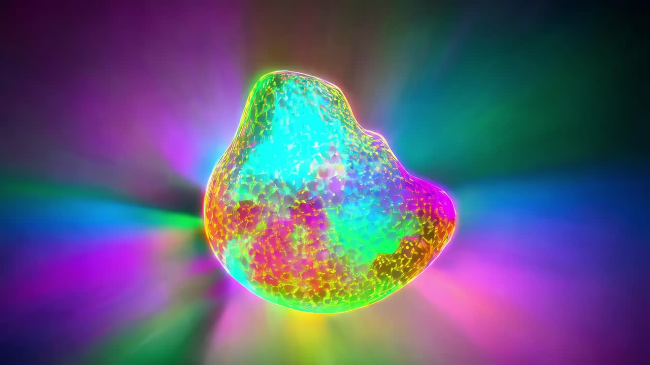 추상적인 빛나는 다채로운 구