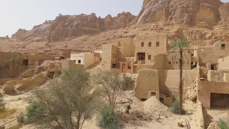 al ula old town ancient mud buildings, north western saudi arabia