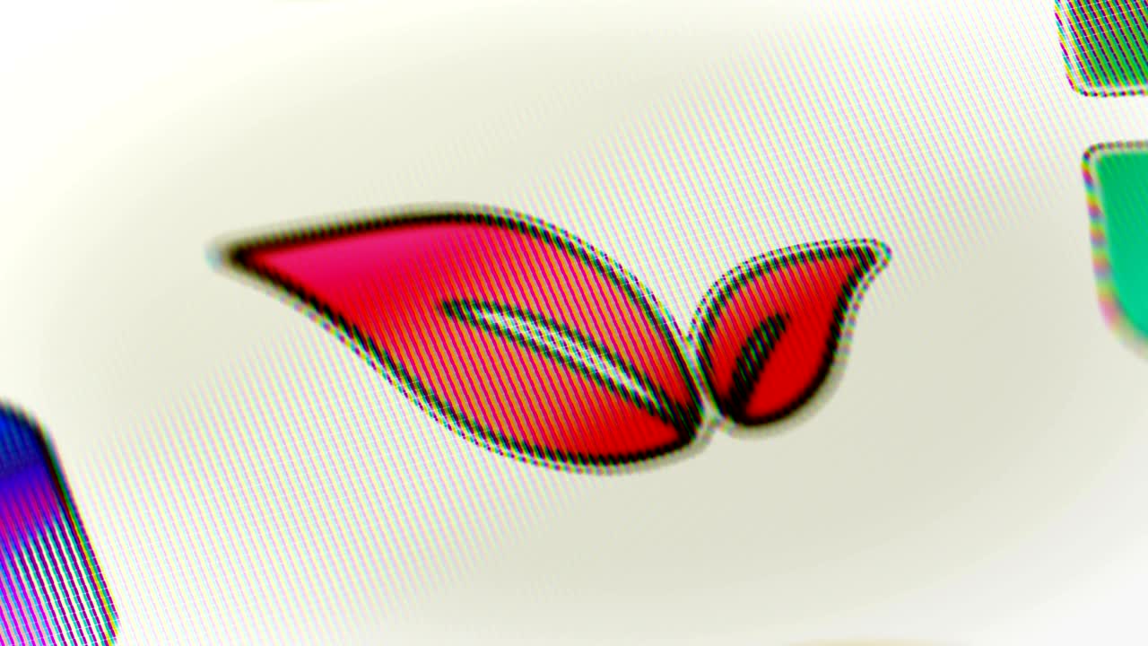 Eco icon on the screen. Looping.