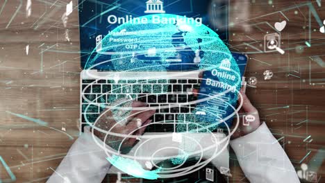 Online-Banking-Für-Digitale-Geldtechnologie-Konzeptionell